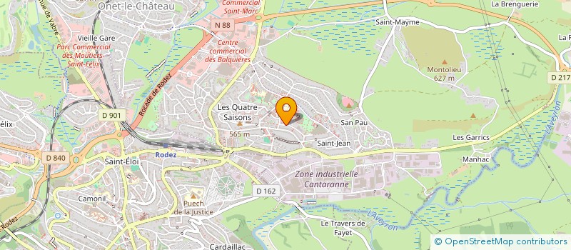 localisation de l'entreprise MONSIEUR AUGUSTIN DOGNON  ONET-LE-CHATEAU