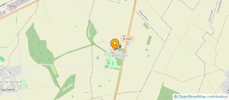 localisation de l'entreprise MONSIEUR AUGUSTIN DUCHENE  CHOISY-LA-VICTOIRE