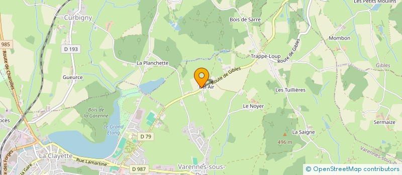 localisation de l'entreprise MONSIEUR AUGUSTIN DURY à VARENNES-SOUS-DUN