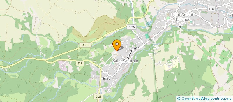 localisation de l'entreprise MONSIEUR AUGUSTIN ECHASSOUX  SAINT-SATURNIN