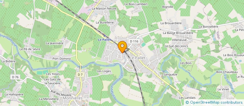 localisation de l'entreprise MONSIEUR AUGUSTIN FLORANCE  LE PALLET