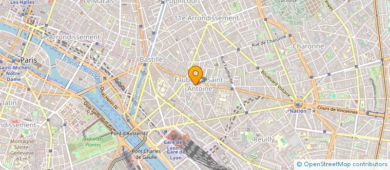 localisation de l'entreprise MONSIEUR AUGUSTIN FOURNIER  PARIS