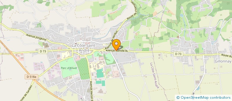 localisation de l'entreprise MONSIEUR AUGUSTIN-FRANCISC MALI  LA COTE-SAINT-ANDRE