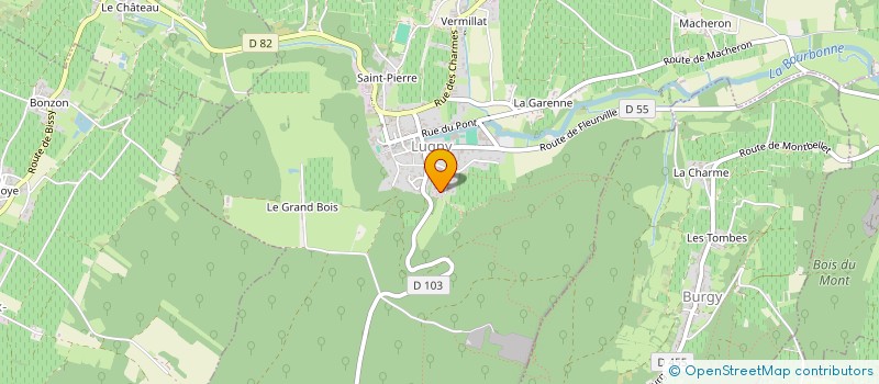 localisation de l'entreprise MONSIEUR AUGUSTIN GALLET à LUGNY