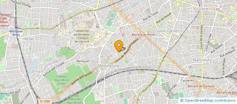 localisation de l'entreprise MONSIEUR AUGUSTIN GERZMAVA  BORDEAUX