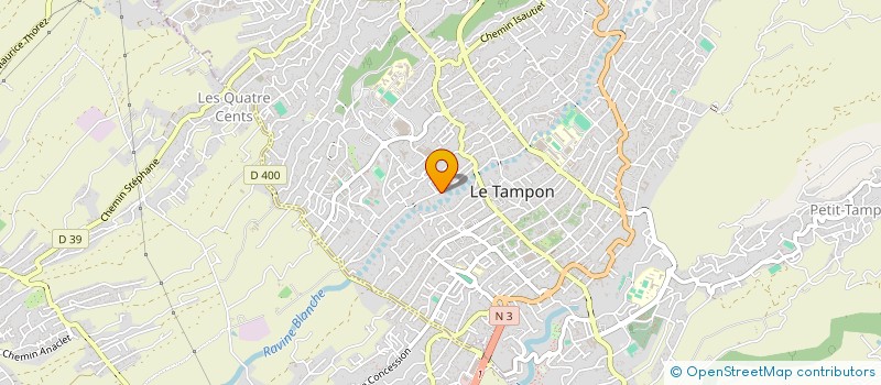localisation de l'entreprise MONSIEUR AUGUSTIN GRENIER à LE TAMPON
