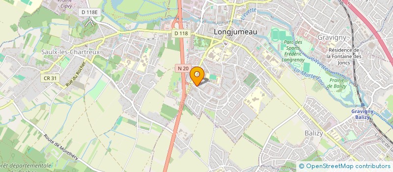 localisation de l'entreprise MONSIEUR AUGUSTIN GUEHO à LONGJUMEAU