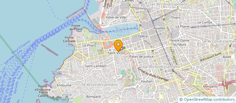 localisation de l'entreprise MONSIEUR AUGUSTIN HERON  MARSEILLE