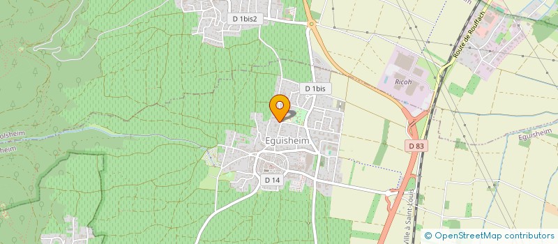 localisation de l'entreprise MONSIEUR AUGUSTIN HODLER  EGUISHEIM