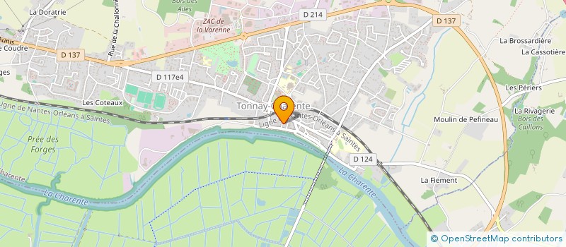 localisation de l'entreprise MONSIEUR AUGUSTIN HOUDUSSE  TONNAY-CHARENTE