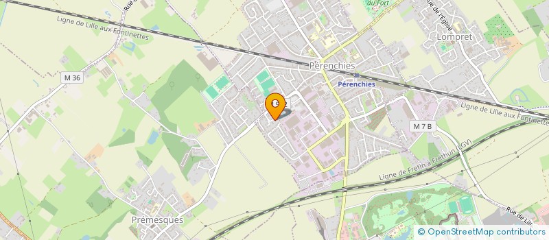 localisation de l'entreprise MONSIEUR AUGUSTIN HUPEZ  PERENCHIES