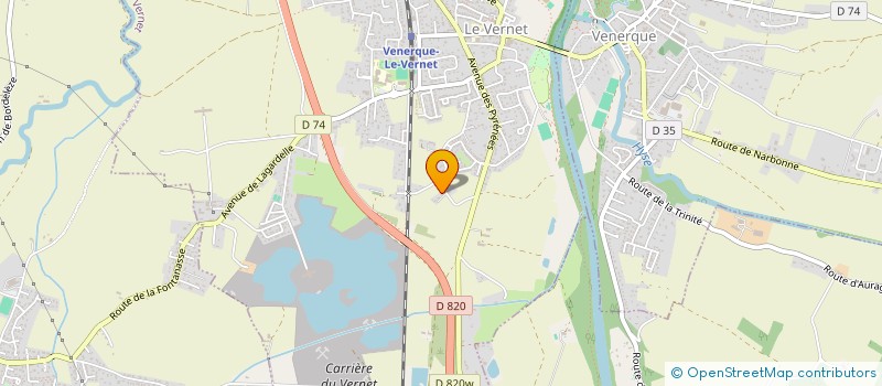 localisation de l'entreprise MONSIEUR AUGUSTIN JOUQUAND  VERNET