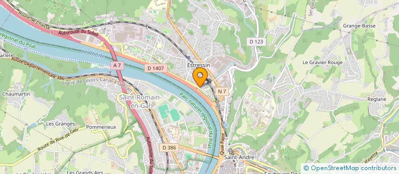 localisation de l'entreprise MONSIEUR AUGUSTIN KANALAS  VIENNE