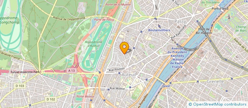 localisation de l'entreprise MONSIEUR AUGUSTIN LAFARGE  PARIS