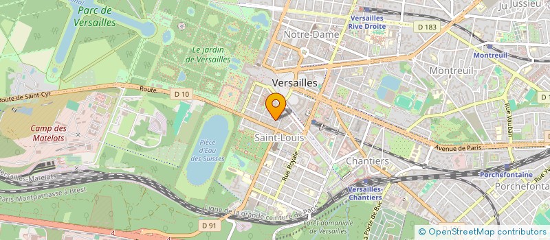 localisation de l'entreprise MONSIEUR AUGUSTIN LE MIERE à VERSAILLES