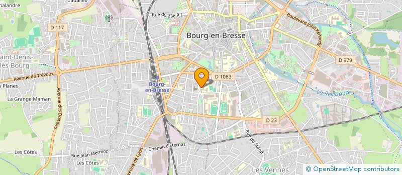 localisation de l'entreprise MONSIEUR AUGUSTIN LEGUERINEL à BOURG-EN-BRESSE