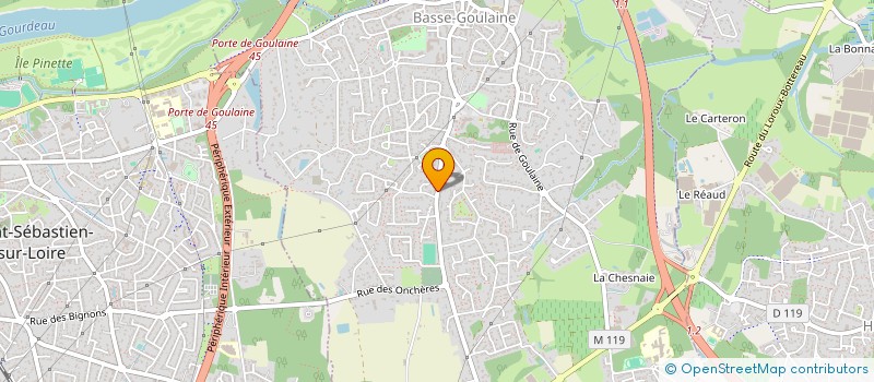 localisation de l'entreprise MONSIEUR AUGUSTIN LEPINEAU  BASSE-GOULAINE