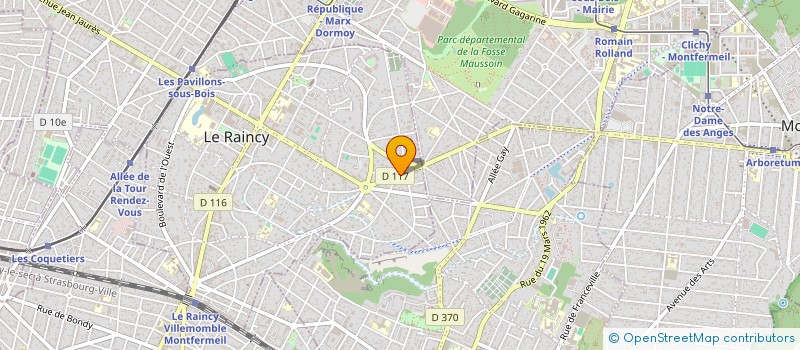 localisation de l'entreprise MONSIEUR AUGUSTIN LUCA  LE RAINCY