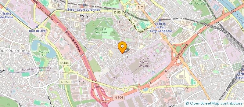 localisation de l'entreprise MONSIEUR AUGUSTIN MALDONADO CAPEDA  EVRY-COURCOURONNES