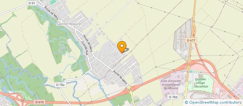 localisation de l'entreprise MONSIEUR AUGUSTIN MARTIN-OREA  SAINTE-MAURE