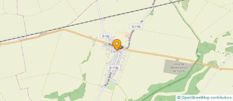 localisation de l'entreprise MONSIEUR AUGUSTIN MATIAS  CERILLY