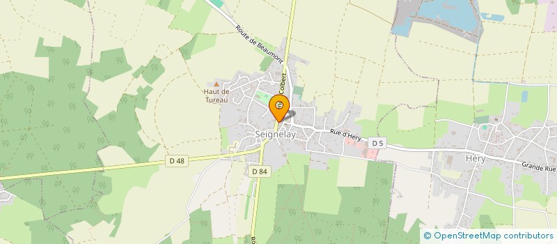 localisation de l'entreprise MONSIEUR AUGUSTIN MERAT  SEIGNELAY