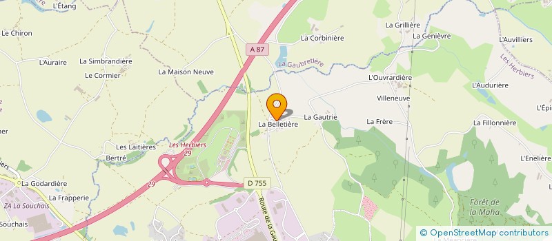 localisation de l'entreprise MONSIEUR AUGUSTIN MERLET à SAINT-PAUL-EN-PAREDS