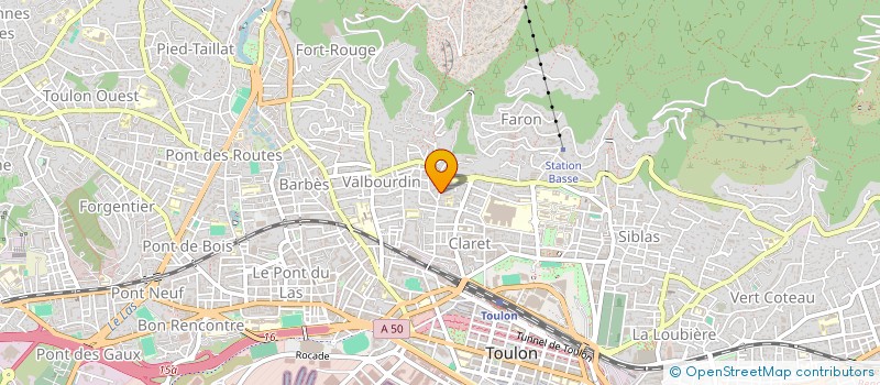 localisation de l'entreprise MONSIEUR AUGUSTIN MIREDIN  TOULON