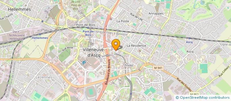 localisation de l'entreprise MONSIEUR AUGUSTIN MOISANT à VILLENEUVE-D'ASCQ