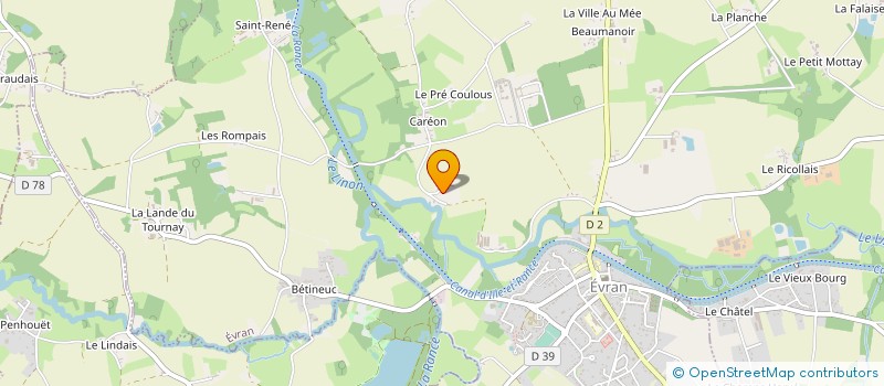 localisation de l'entreprise MONSIEUR AUGUSTIN PAULET à TREFUMEL