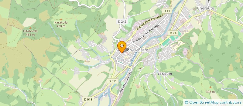 localisation de l'entreprise MONSIEUR AUGUSTIN PELAEZ URQUIZA  MAULEON-LICHARRE