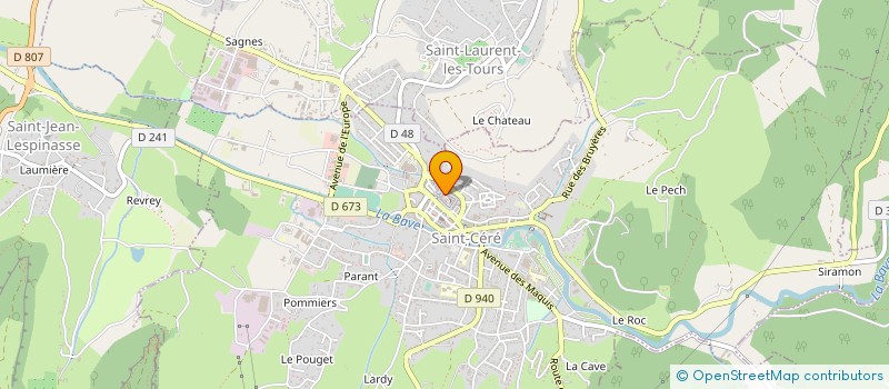 localisation de l'entreprise MONSIEUR AUGUSTIN PHILIPPE à SAINT-CERE