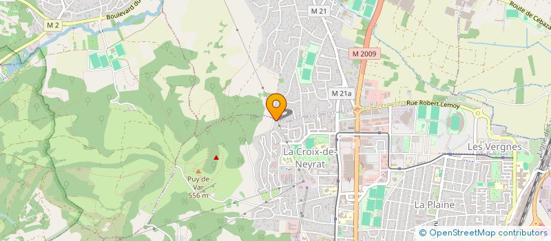 localisation de l'entreprise MONSIEUR AUGUSTIN PIERRE  CEBAZAT