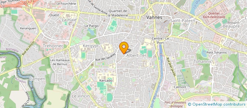 localisation de l'entreprise MONSIEUR AUGUSTIN PITRE à VANNES