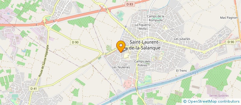 localisation de l'entreprise MONSIEUR AUGUSTIN PORTEILS  SAINT-LAURENT-DE-LA-SALANQUE