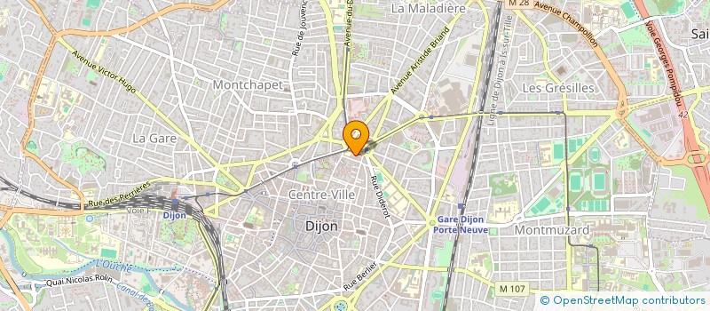 localisation de l'entreprise MONSIEUR AUGUSTIN PROTIN à DIJON