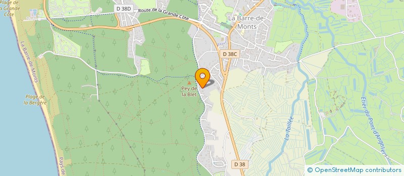 localisation de l'entreprise MONSIEUR AUGUSTIN QUENNEMET à LA BARRE-DE-MONTS