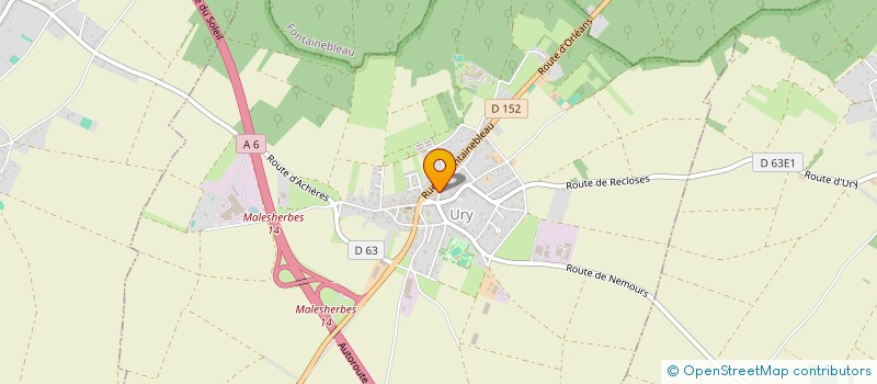 localisation de l'entreprise MONSIEUR AUGUSTIN RENARD  URY