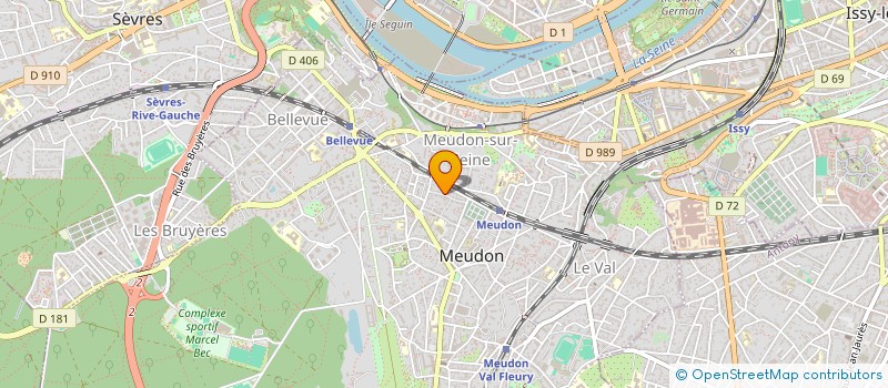 localisation de l'entreprise MONSIEUR AUGUSTIN REYNAUD  MEUDON