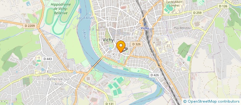 localisation de l'entreprise MONSIEUR AUGUSTIN ROCHETTE à VICHY