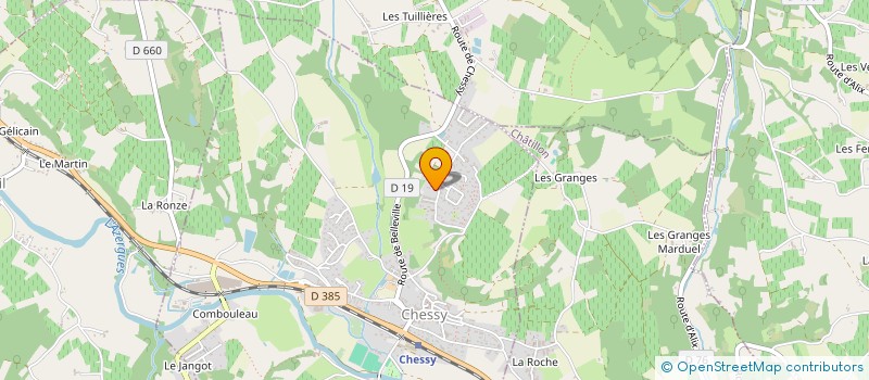 localisation de l'entreprise MONSIEUR AUGUSTIN ROIRET à CHESSY