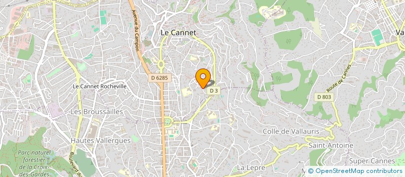 localisation de l'entreprise MONSIEUR AUGUSTIN ROULIERE à LE CANNET