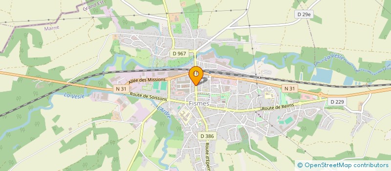 localisation de l'entreprise MONSIEUR AUGUSTIN ROUSSIN à FISMES