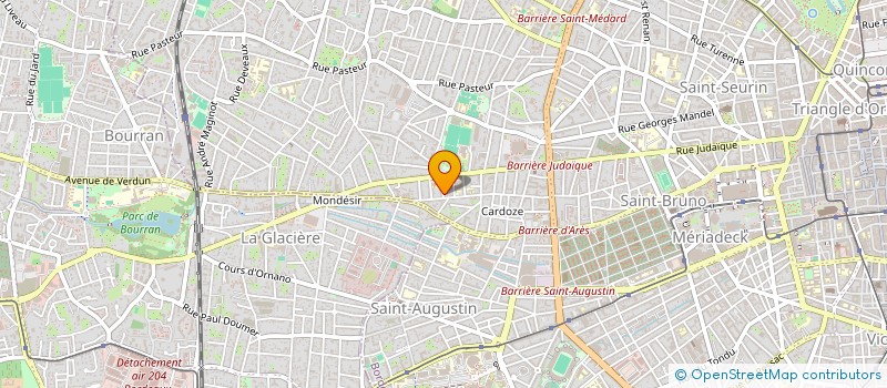 localisation de l'entreprise MONSIEUR AUGUSTIN SALEMBIER  BORDEAUX