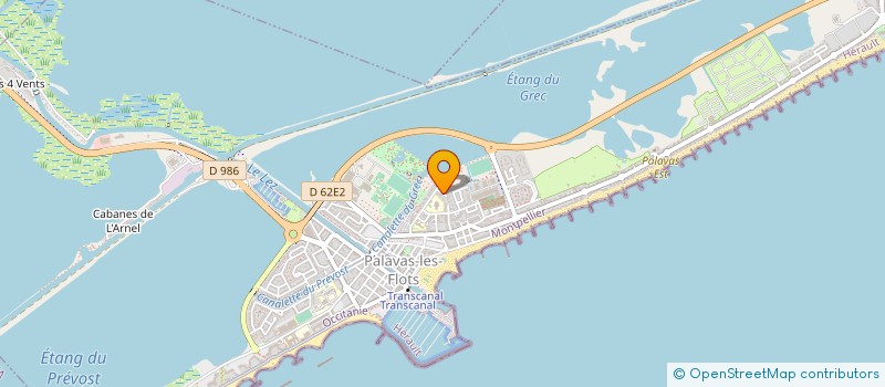 localisation de l'entreprise MONSIEUR AUGUSTIN SAMMARTANO  PALAVAS-LES-FLOTS