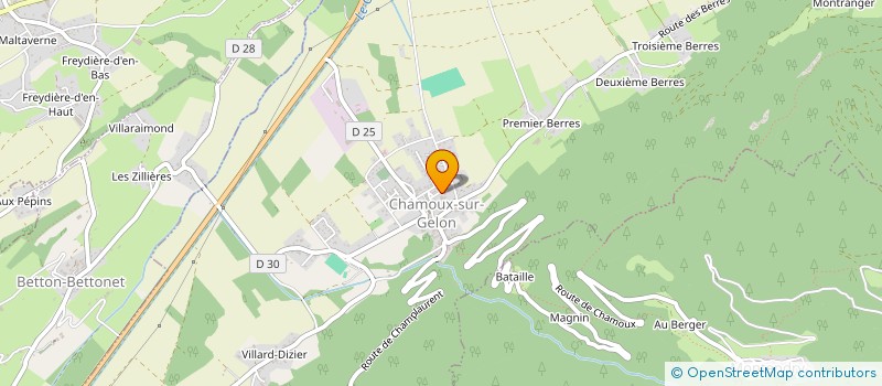 localisation de l'entreprise MONSIEUR AUGUSTIN SANZ à CHAMOUX-SUR-GELON