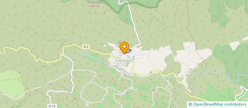 localisation de l'entreprise MONSIEUR AUGUSTIN SIRE  TREVILLACH