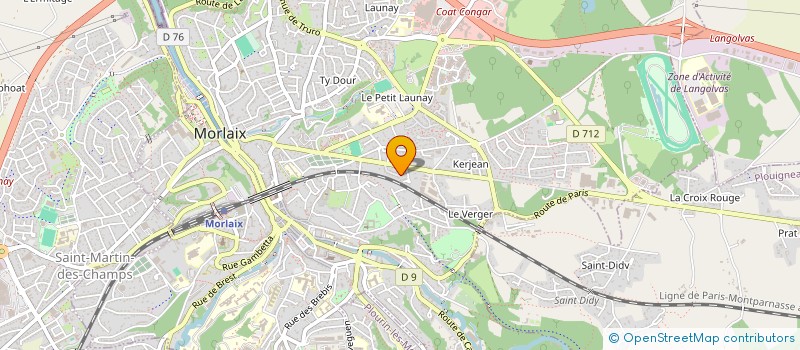 localisation de l'entreprise MONSIEUR AUGUSTIN STEPHAN  MORLAIX