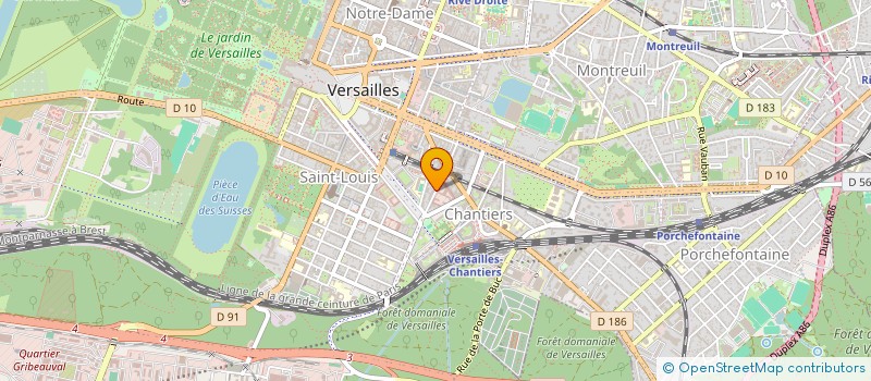 localisation de l'entreprise MONSIEUR AUGUSTIN TANDONNET à VERSAILLES