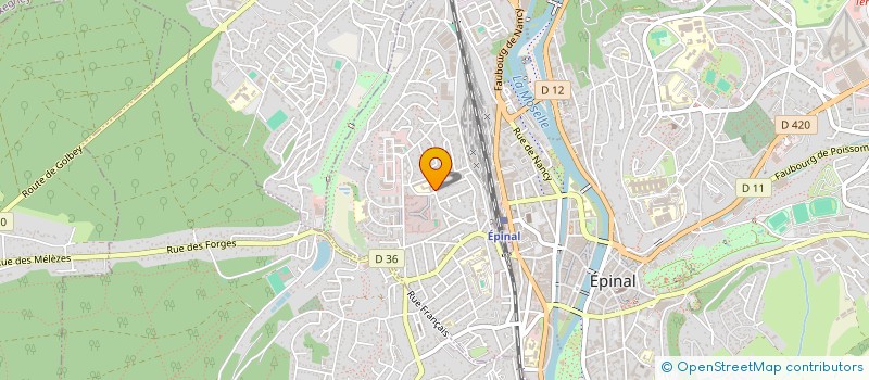 localisation de l'entreprise MONSIEUR AUGUSTIN TELMAN  EPINAL